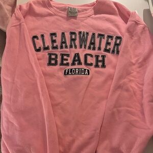 Pink Clearwater Florida Crew Neck Merch